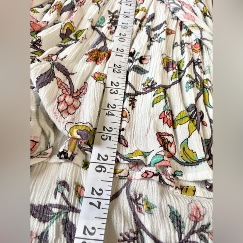 Speechless White Floral Romper with Hi Lo Dress Style in Back - Picture 8 of 10